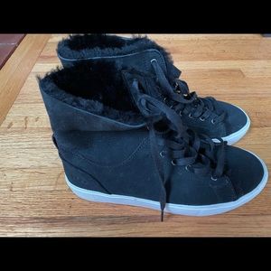 Ugg high tops with shearling